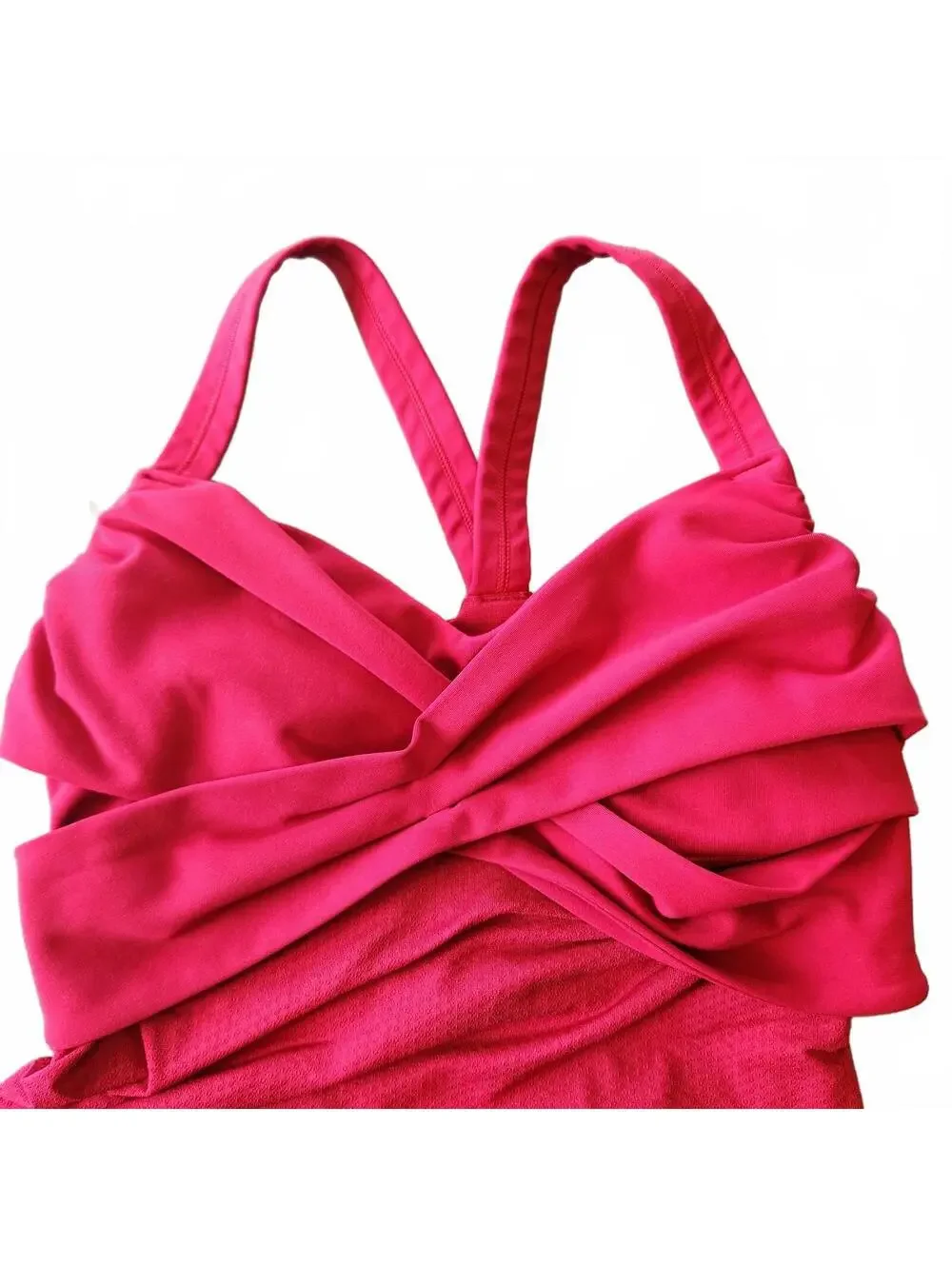 Lululemon Wrap It Up Tank Top Athletic Stretch Coral Women's Size 4
